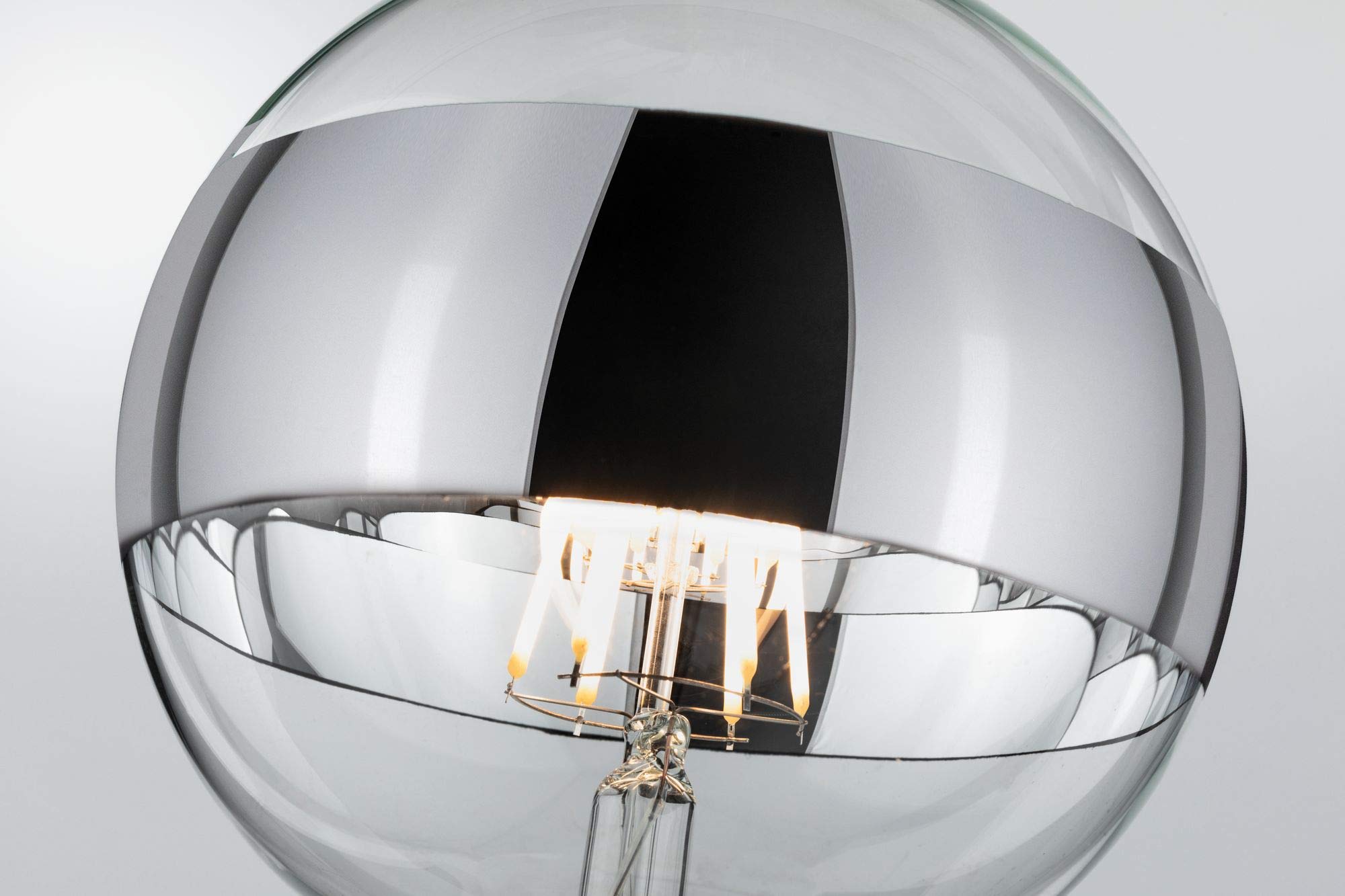 Paulmann 28681 LED G125 Ringspiegel Silber E27 dimmbar