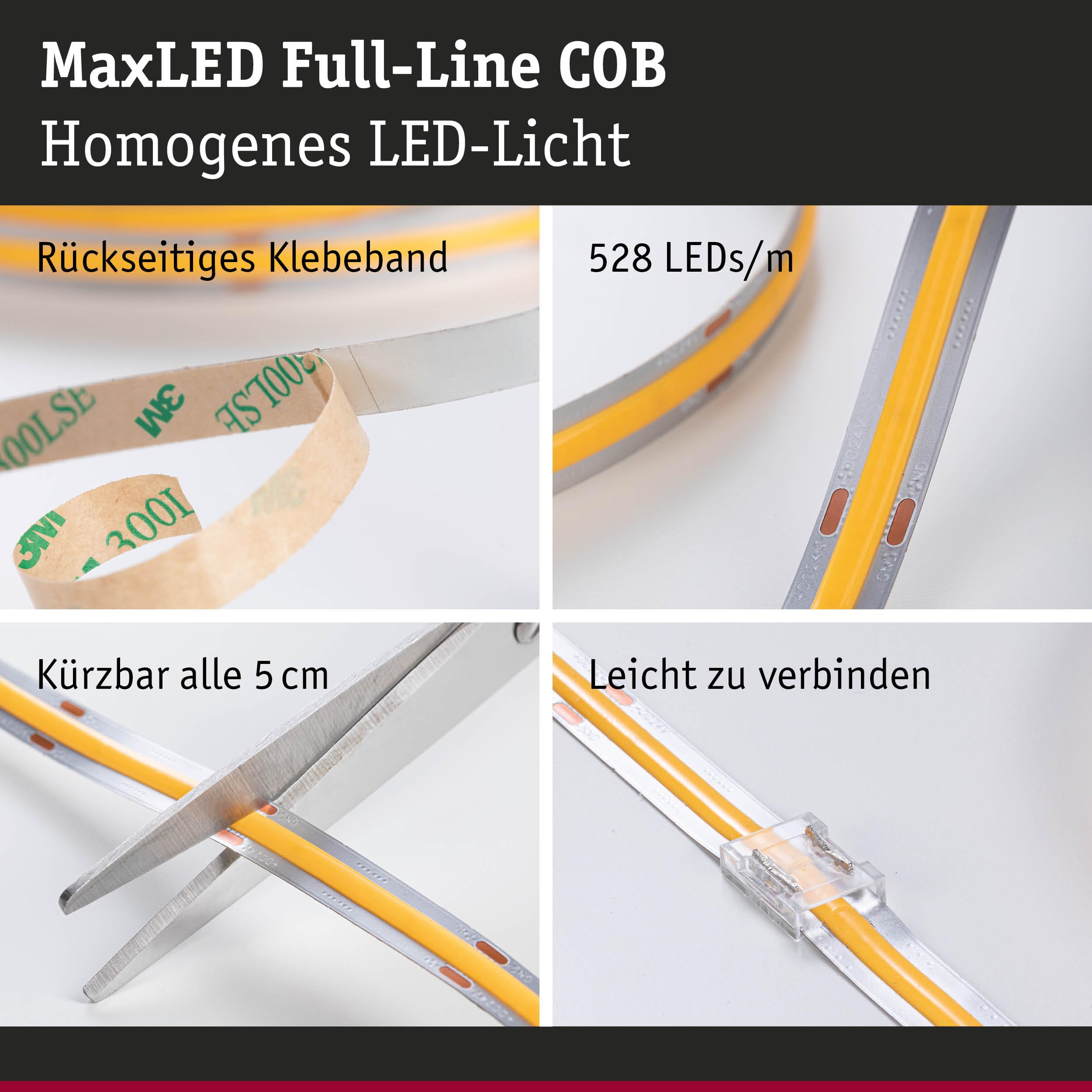 Paulmann MaxLED 1000 LED-Streifen 2,5m 2700K dimmbar