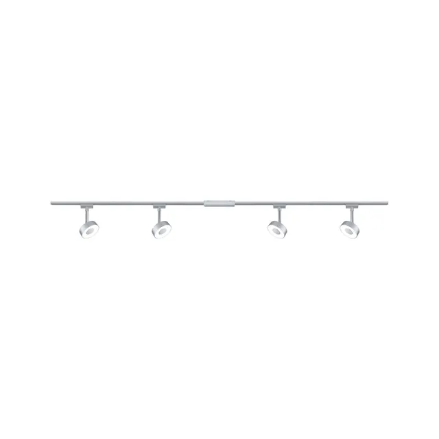 Paulmann 96895 URail Circle Schienen-Set 4-flammig Chrom 2700K