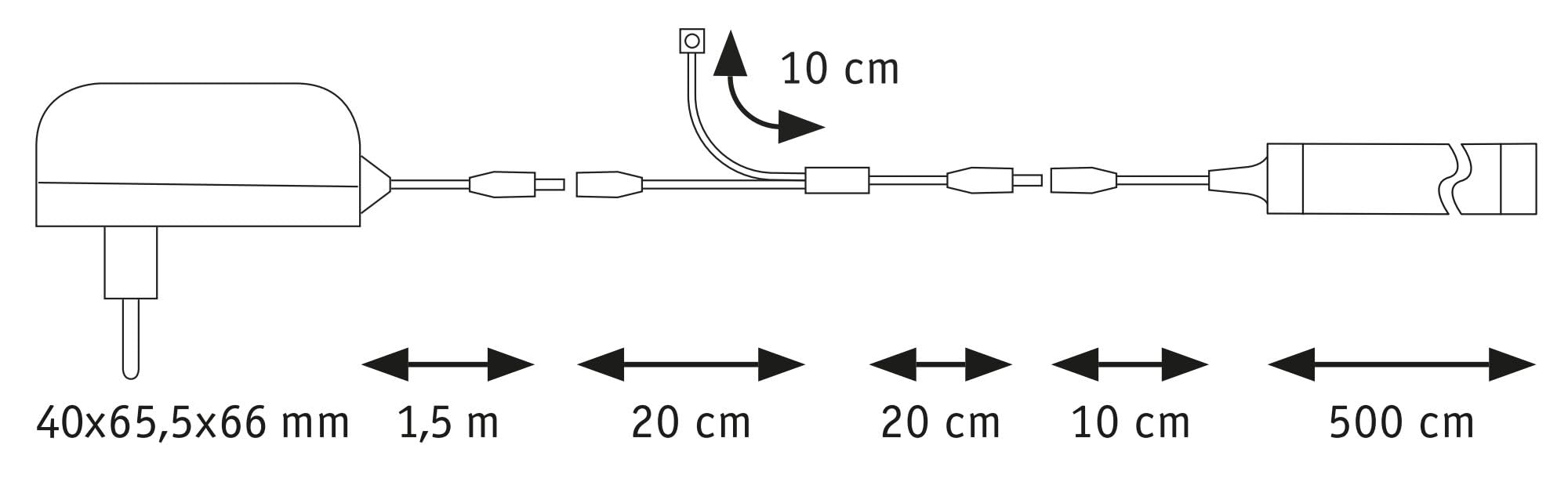 Paulmann SimpLED Delta LED-Strip 5m 3000K warmweiß