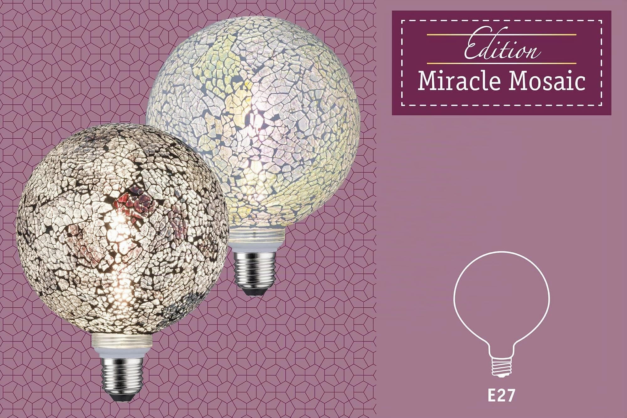 Paulmann 28749 Miracle Mosaic LED Globe E27 multicolor
