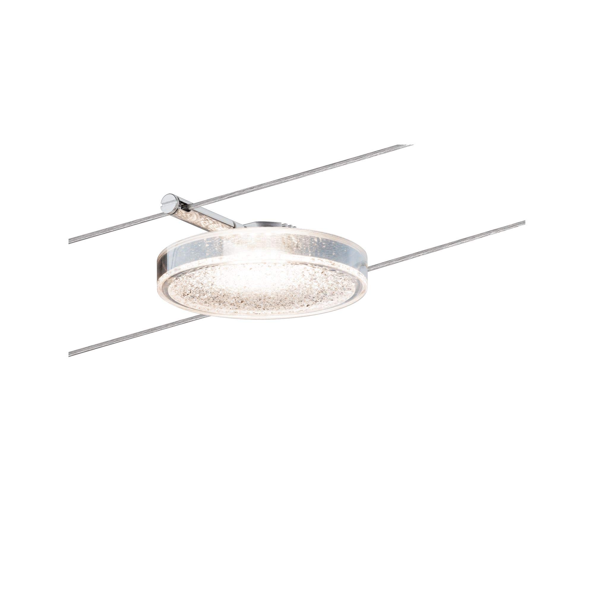 Paulmann DiscLED 2 50110 Seilleuchte Set Transparent 4x4W White