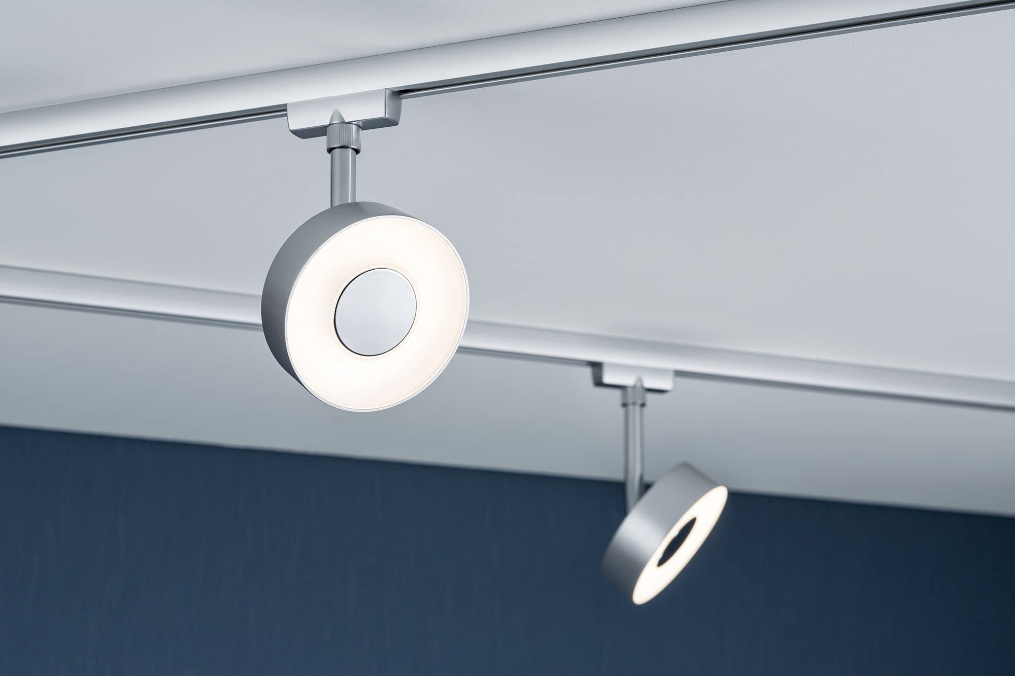 Paulmann 96895 URail Circle Schienen-Set 4-flammig Chrom 2700K