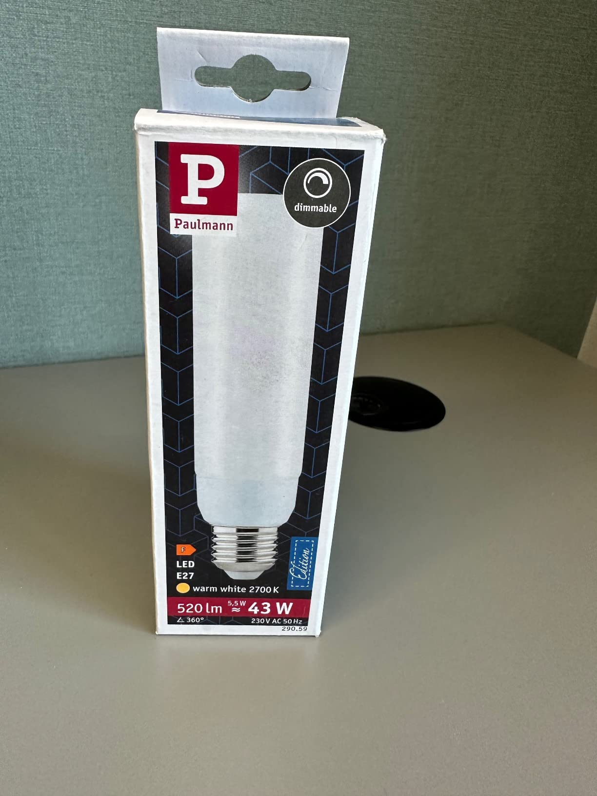 Paulmann 29059 LED Lampe GU10 warmweiß dimmbar 5,5W