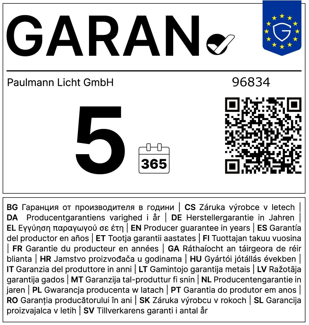 Paulmann URail Schiene 96834 2m chrom matt 230V