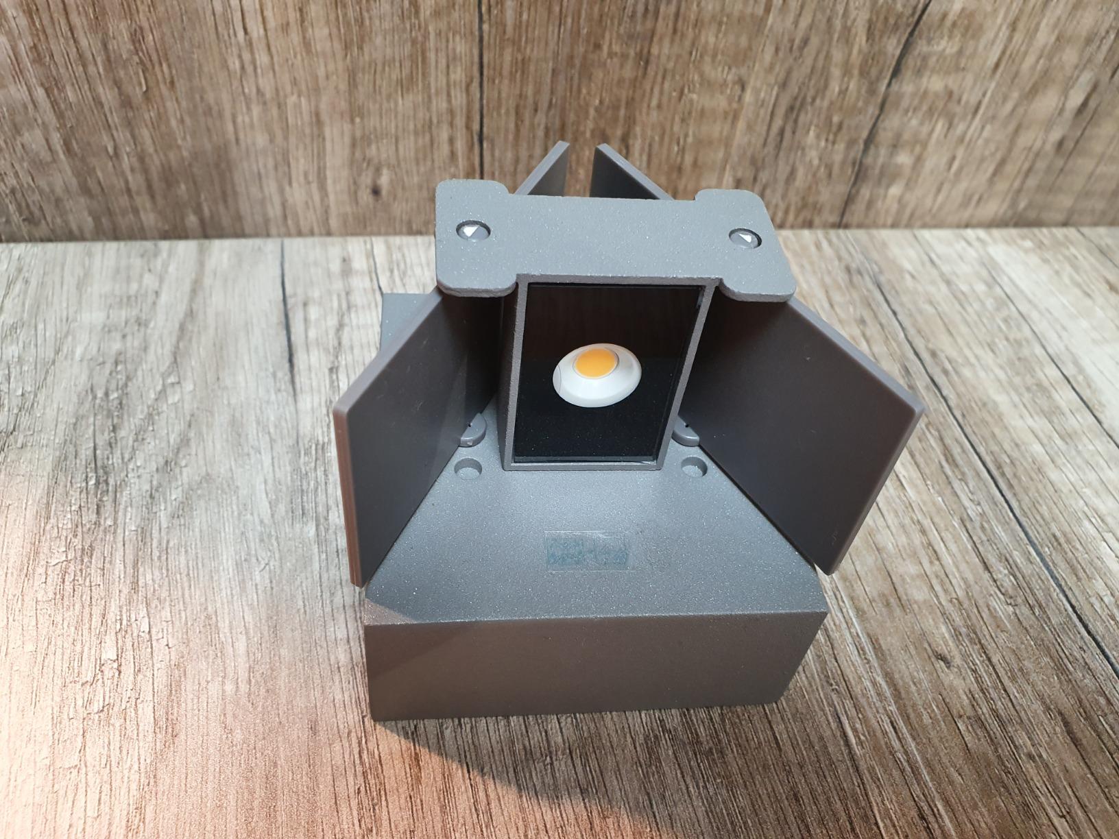 Paulmann Cybo LED-Außenwandleuchte 2x3W grau IP65 2700K