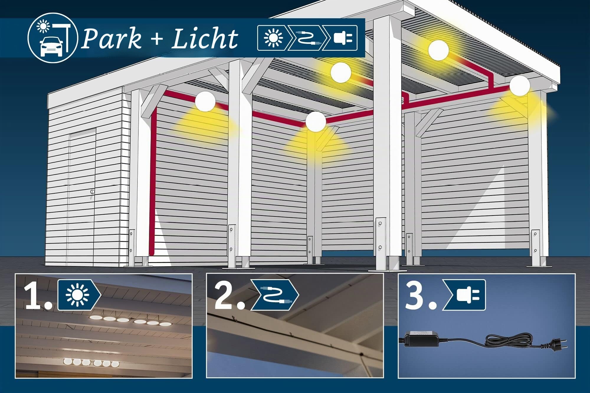 Paulmann Park Light 94556 Controller Bewegungsmelder schwarz