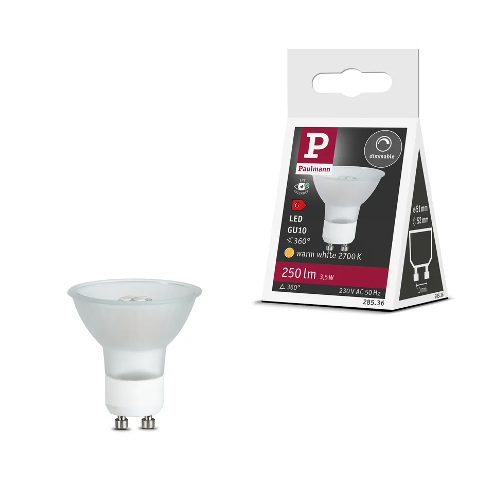 Paulmann 28536 Maxiflood LED-Reflektor GU10 3,5W Warmweiß