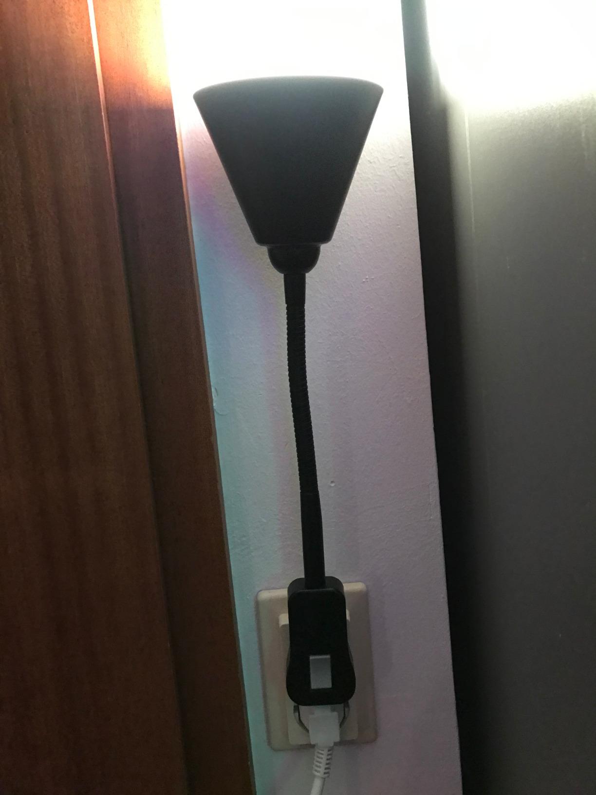 Paulmann Junus Steckerleuchte Flexarm E14 Schwarz ohne Leuchtmittel