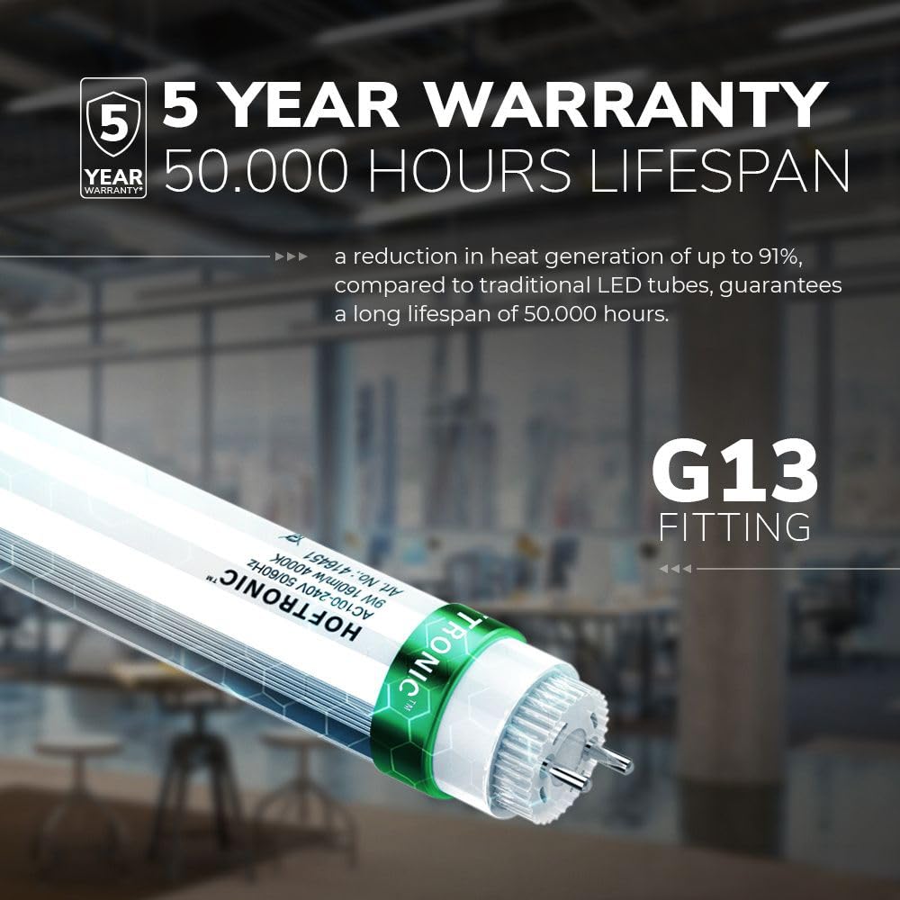 Hoftronic Röhrenleuchte 150cm Set 30W 4000K neutralweiß