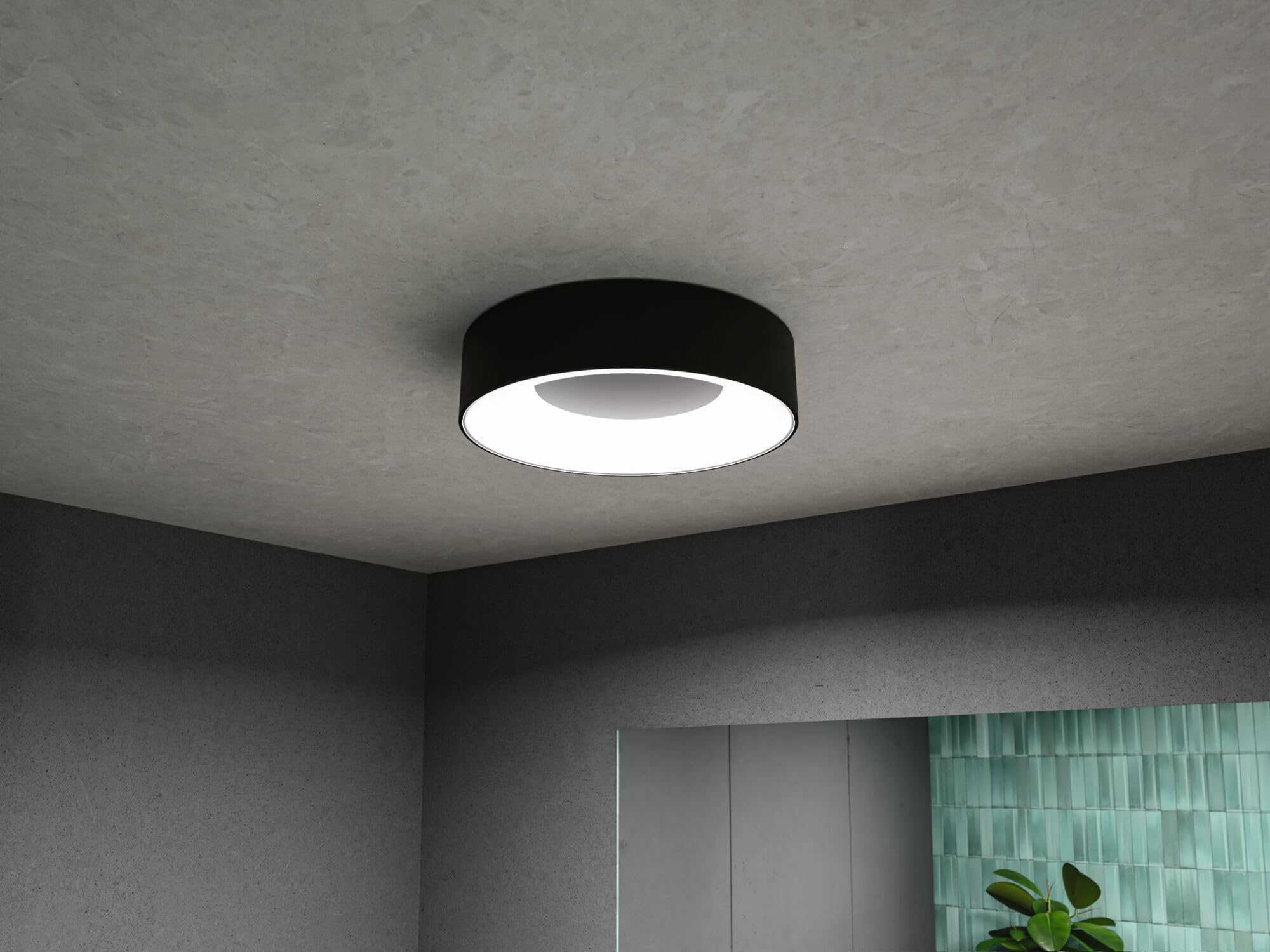 Paulmann 71096 Casca LED Deckenleuchte IP44 schwarz