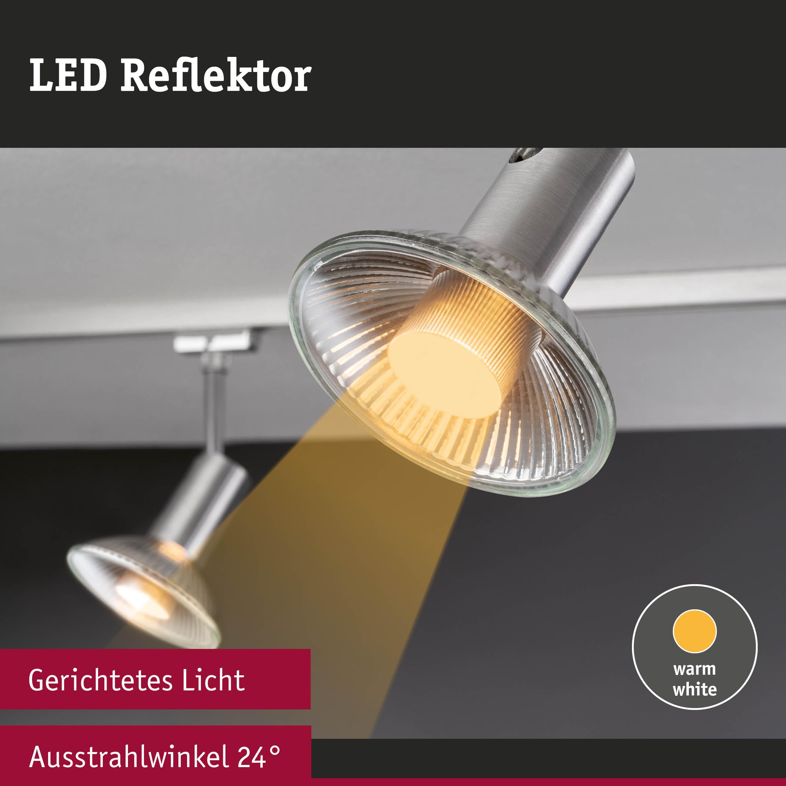 Paulmann Set Standard 5228 QPAR111 Reflektor 3er Alu 2700K