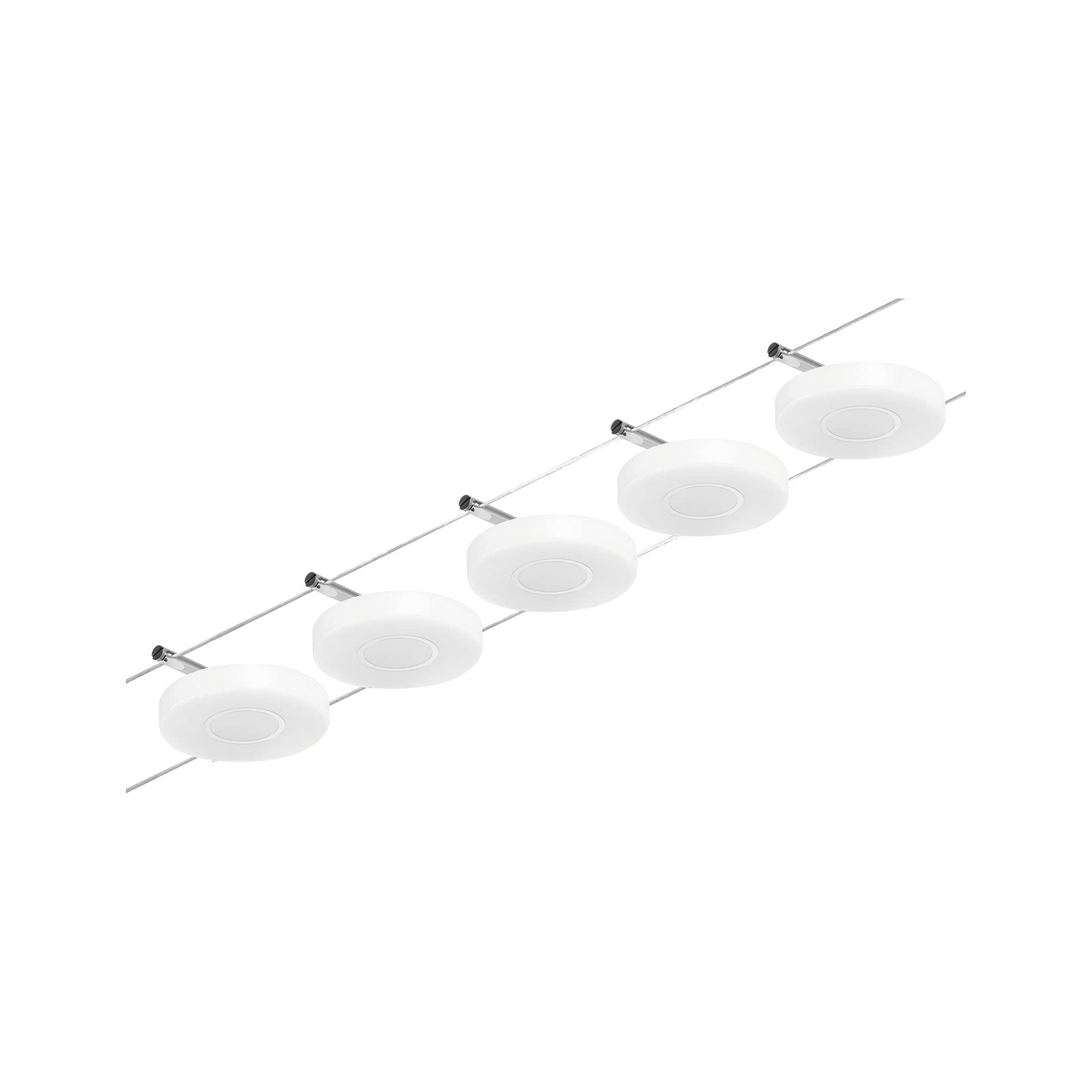 Paulmann Wire DiscLED Seilsystem 5x4,5W Chrom