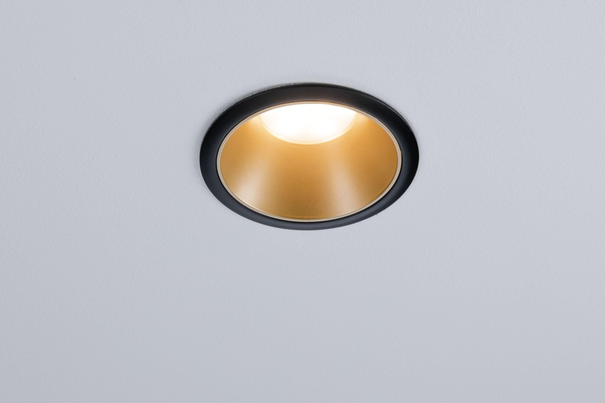 Paulmann Cole 93403 Einbaustrahler Schwarz-Gold warmweiß