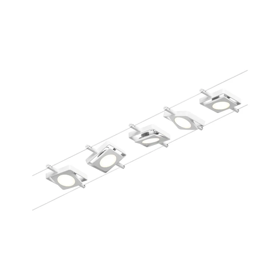 Paulmann CorDuo Seilsystem 94422 Set 5x4,5W Weiß