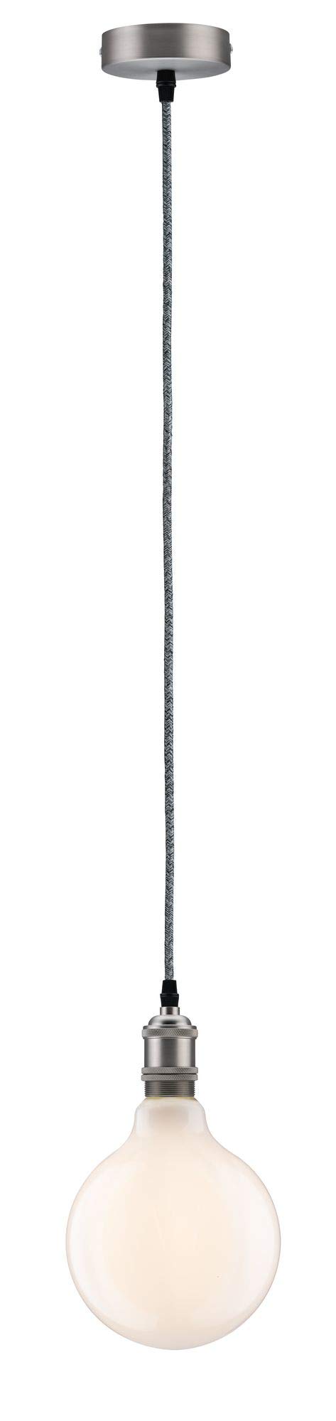Paulmann Vintage 50322 Pendelleuchte E27 Grau-Nickel