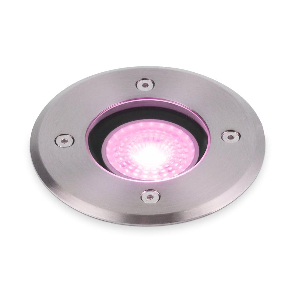 Hoftronic Maisy LED Bodeneinbaustrahler 3er Set RGBWW
