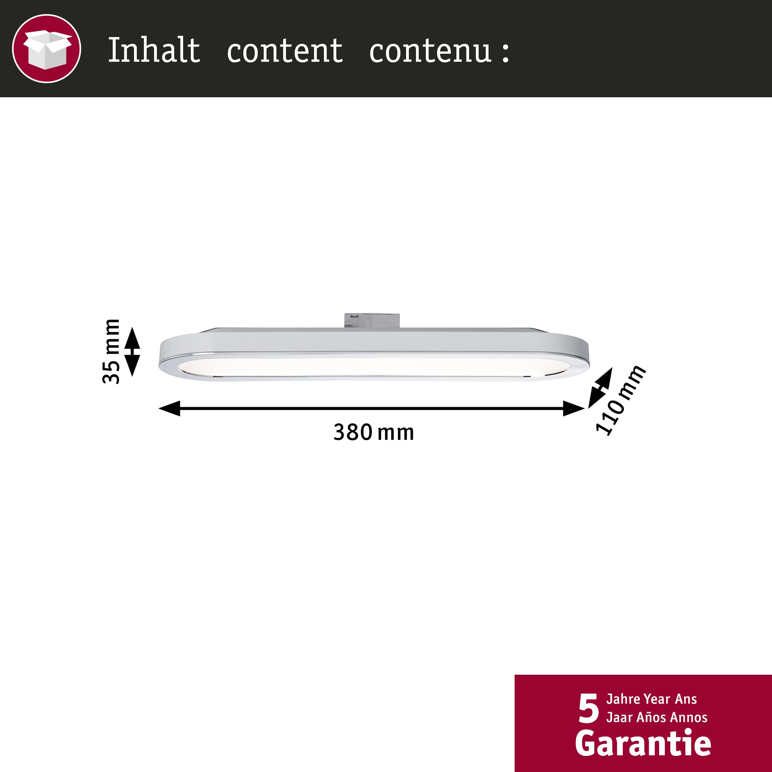 Paulmann URail 95320 LED Panel Loop 7W weiß