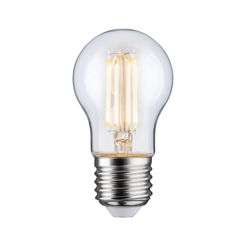 Paulmann 28654 Filament LED-Lampe E27 Tropfen klar warmweiß