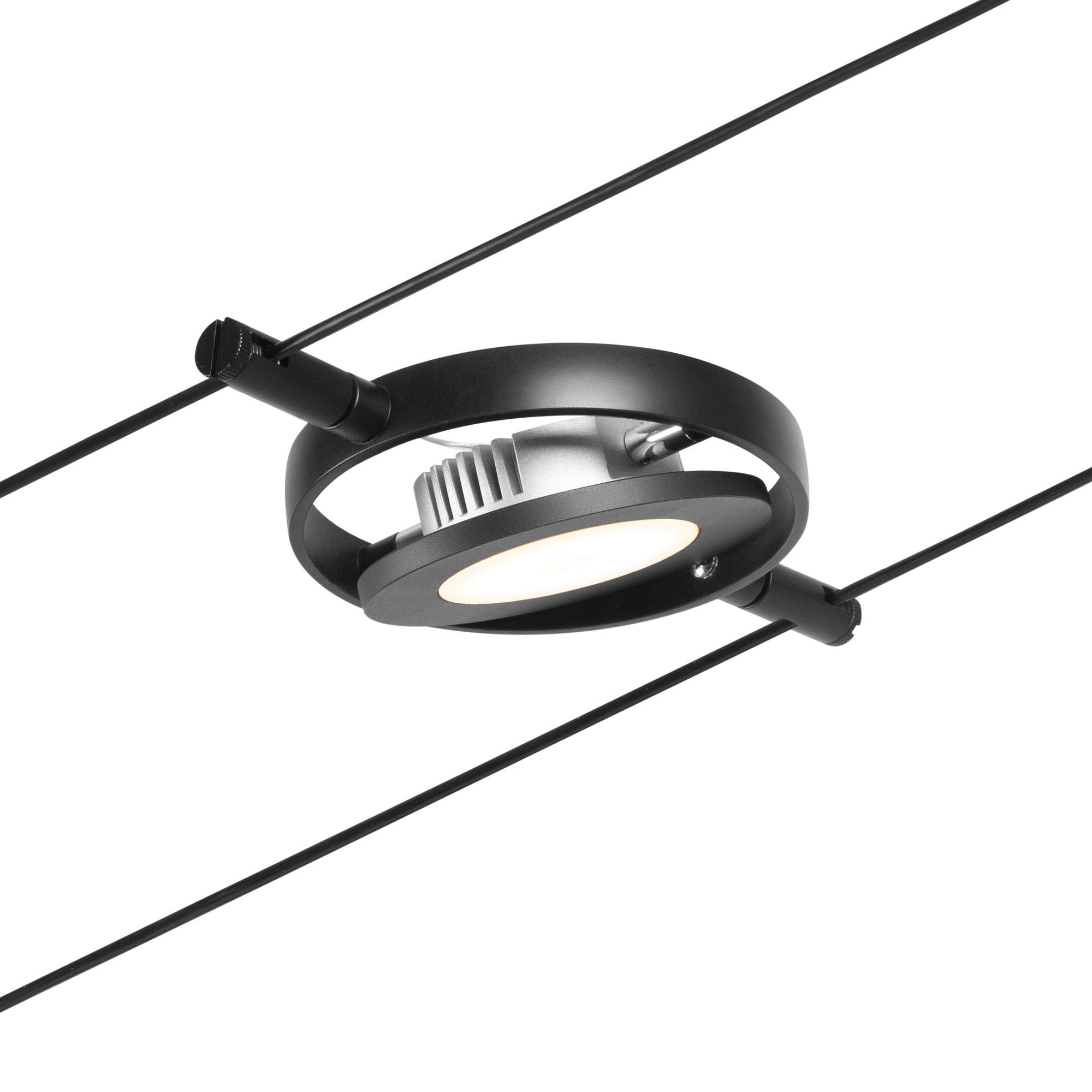 Paulmann Wire Systems RoundMac Seilset 5-flammig Schwarz LED