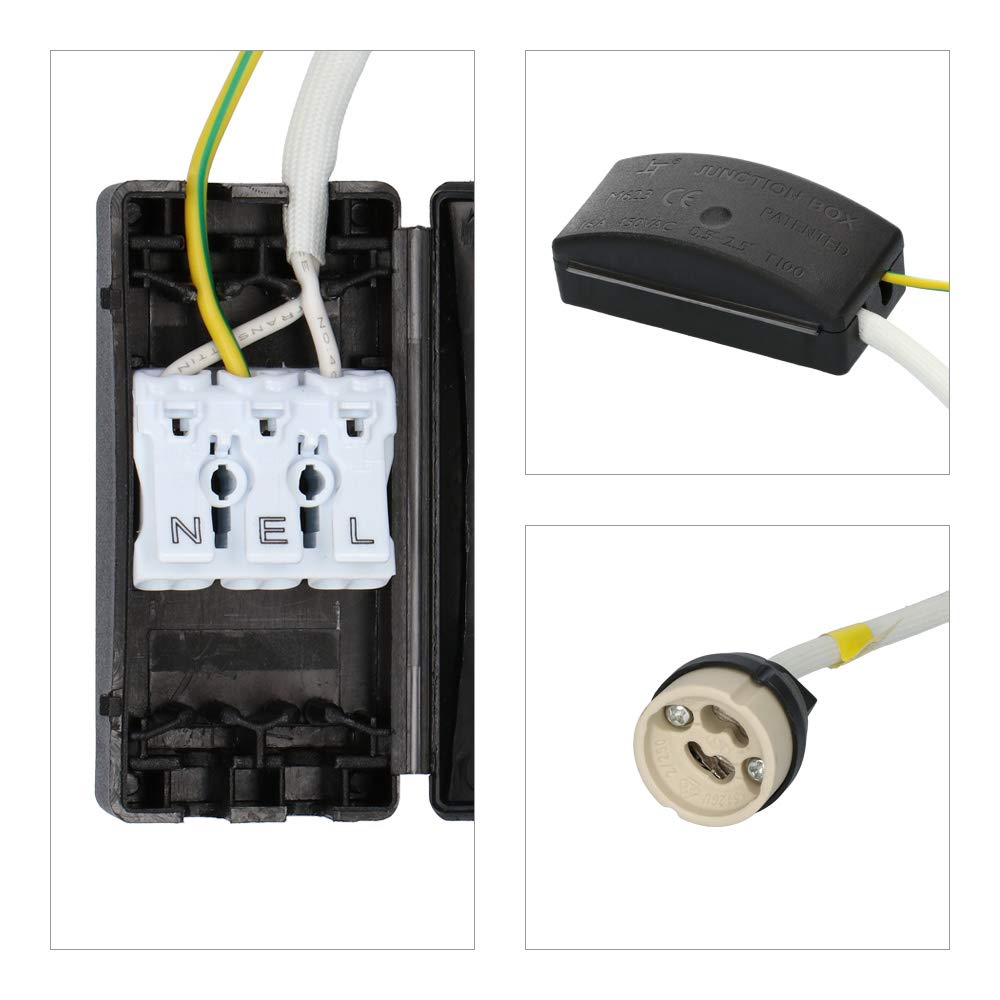 Hoftronic LED Einbaustrahler Edelstahl 6er 6000K IP64