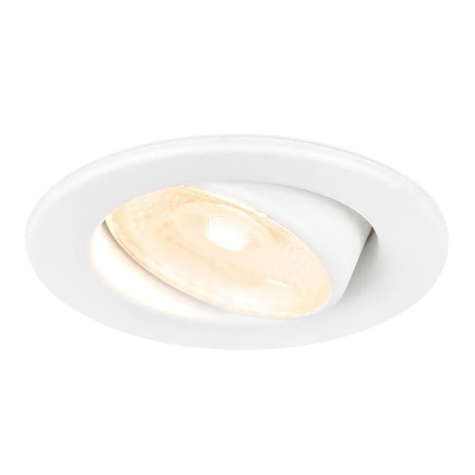 Hoftronic Malta LED Einbaustrahler 2700K 1er warmweiß
