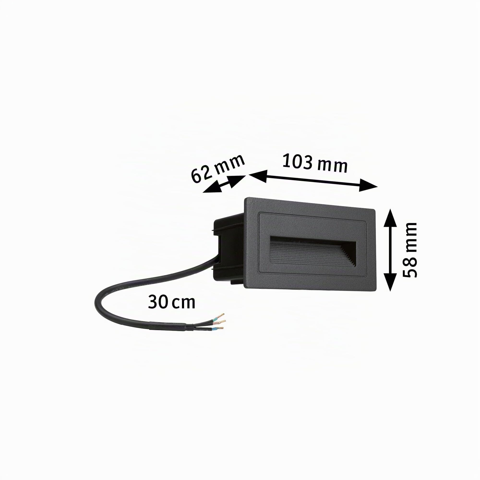 Paulmann Long 94383 Wandeinbauleuchte Quer 3000K IP65