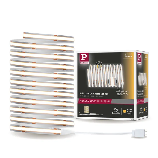 Paulmann MaxLED 71049 LED-Strip 3m Full-Line COB warmweiß
