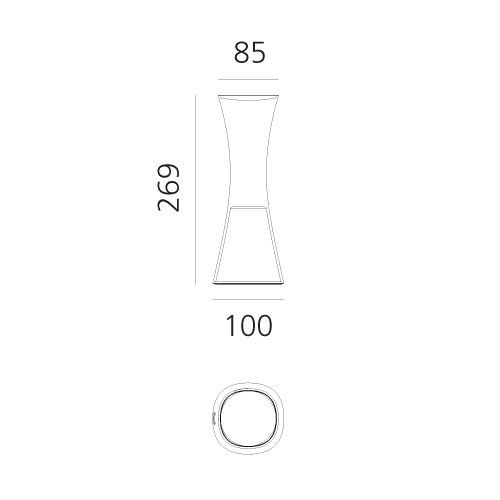 Artemide Come Together Akkuleuchte Kupfer 360lm
