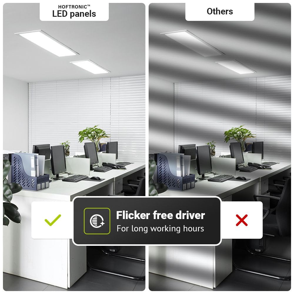 Hoftronic LED Panel 120x30 Deckenpanel DALI Treiber 3000K