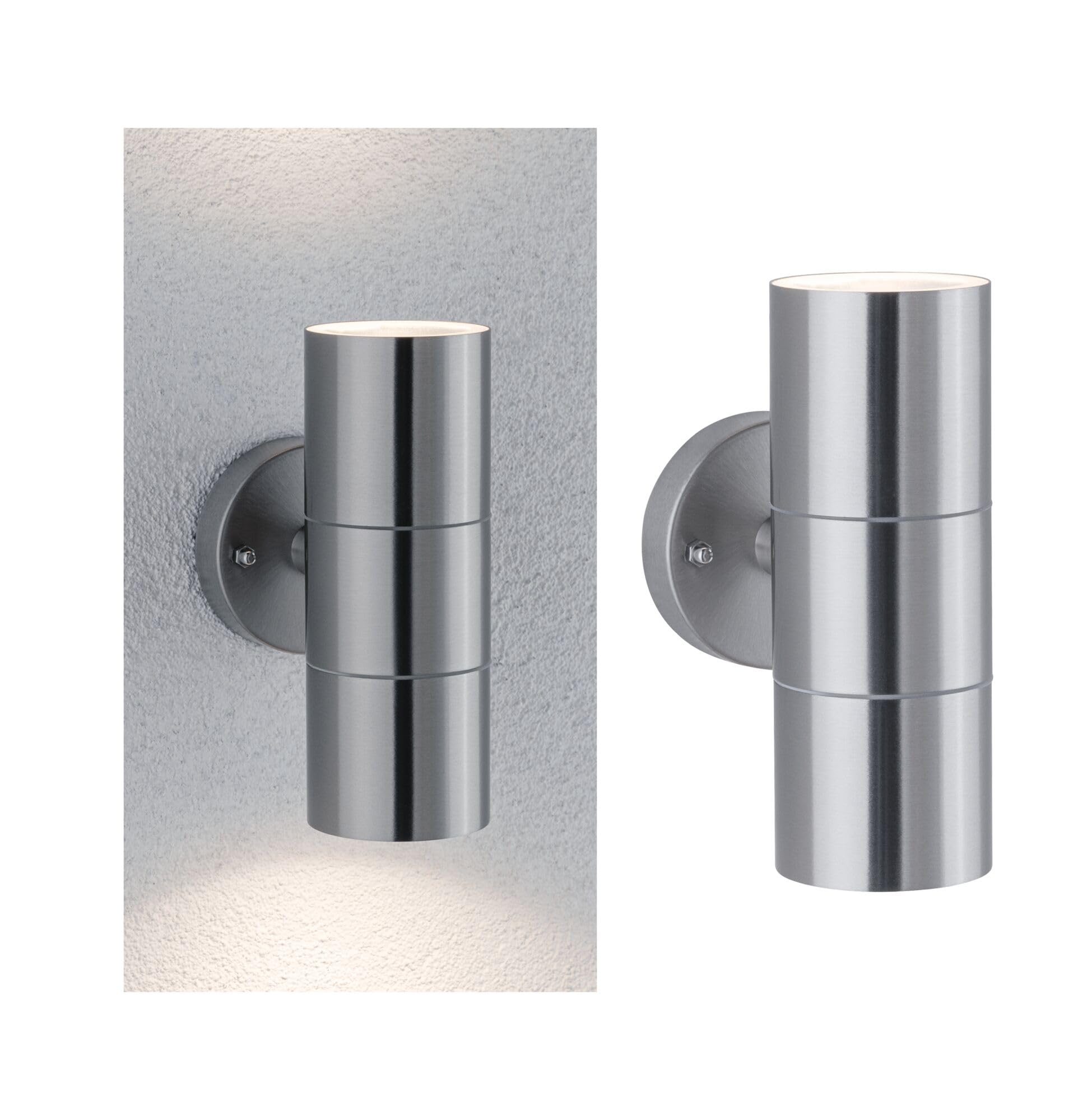 Paulmann Flame 94331 Außenwandleuchte Edelstahl IP44