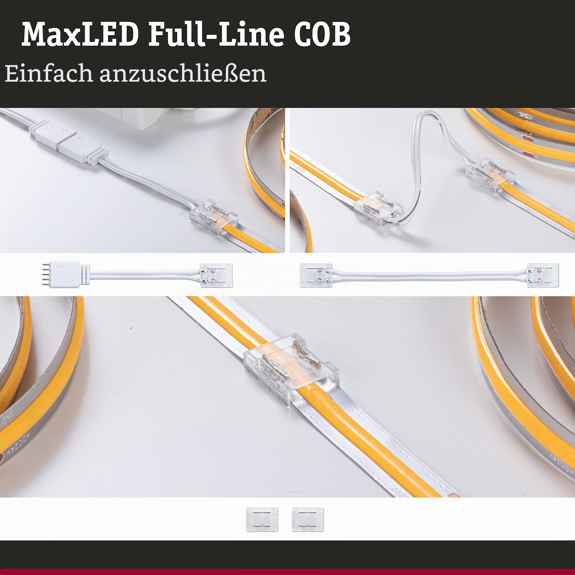 Paulmann 71051 MaxLED COB Connector Set weiß 6-tlg