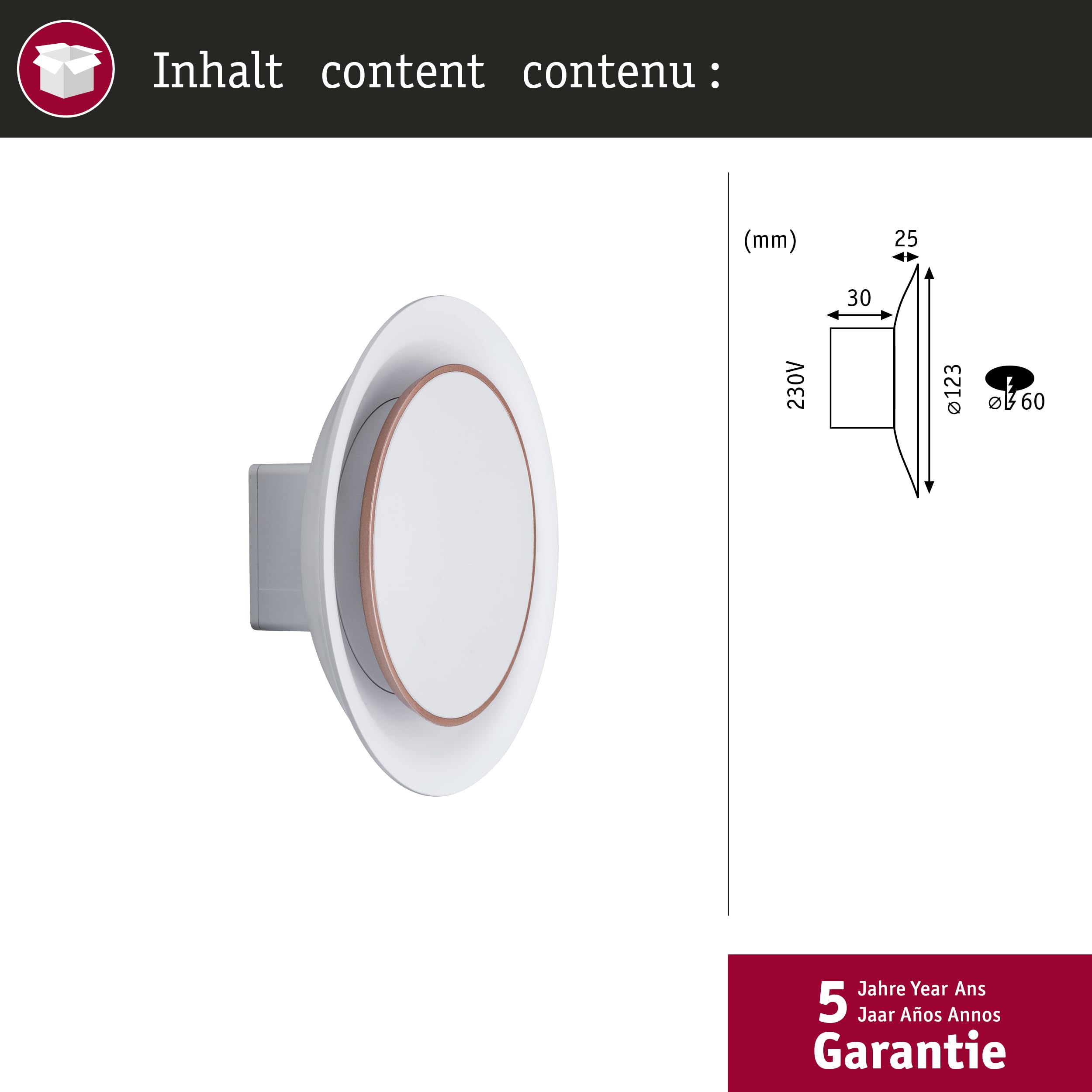 Paulmann Neordic Orientierungslicht Scandi LED inklusive