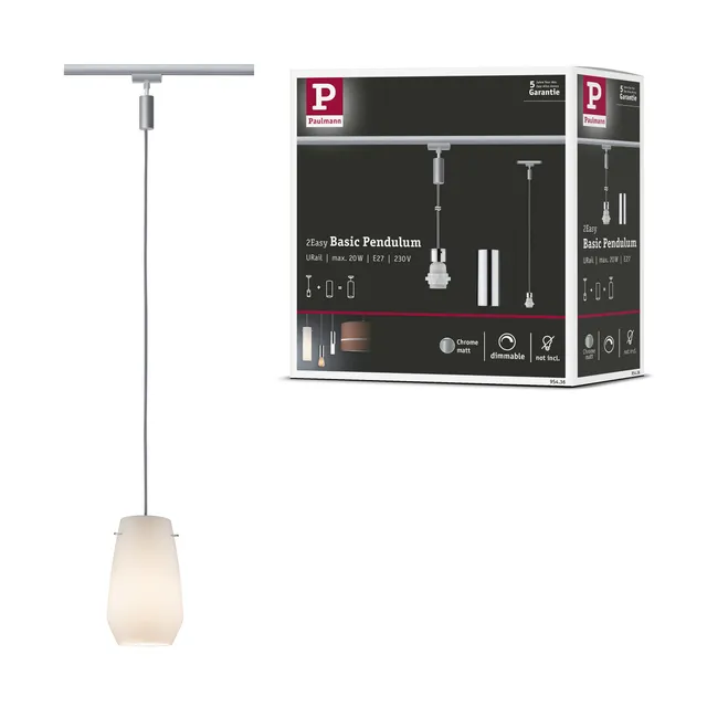 Paulmann URail Pendel 2Easy E27 Pendelleuchte Chrom matt