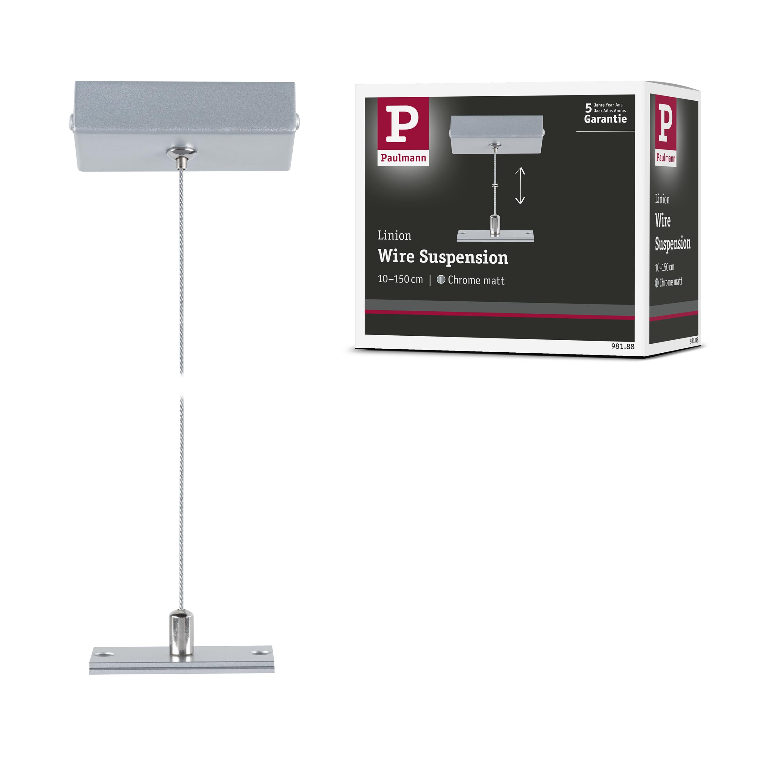 Paulmann Linion 98173 Lichtkanal 0,5m chrom matt