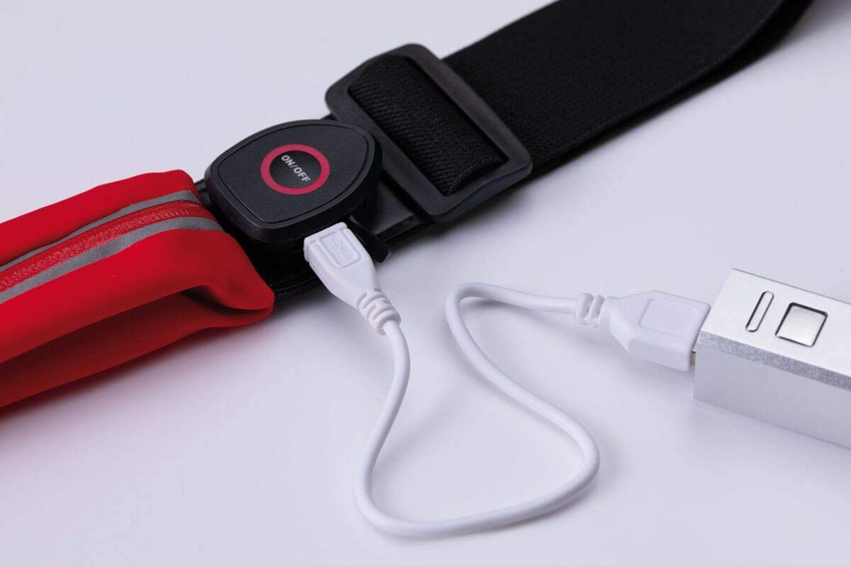 Paulmann 70968 Function Laufgurt LED rot mit Smartphone-Fach
