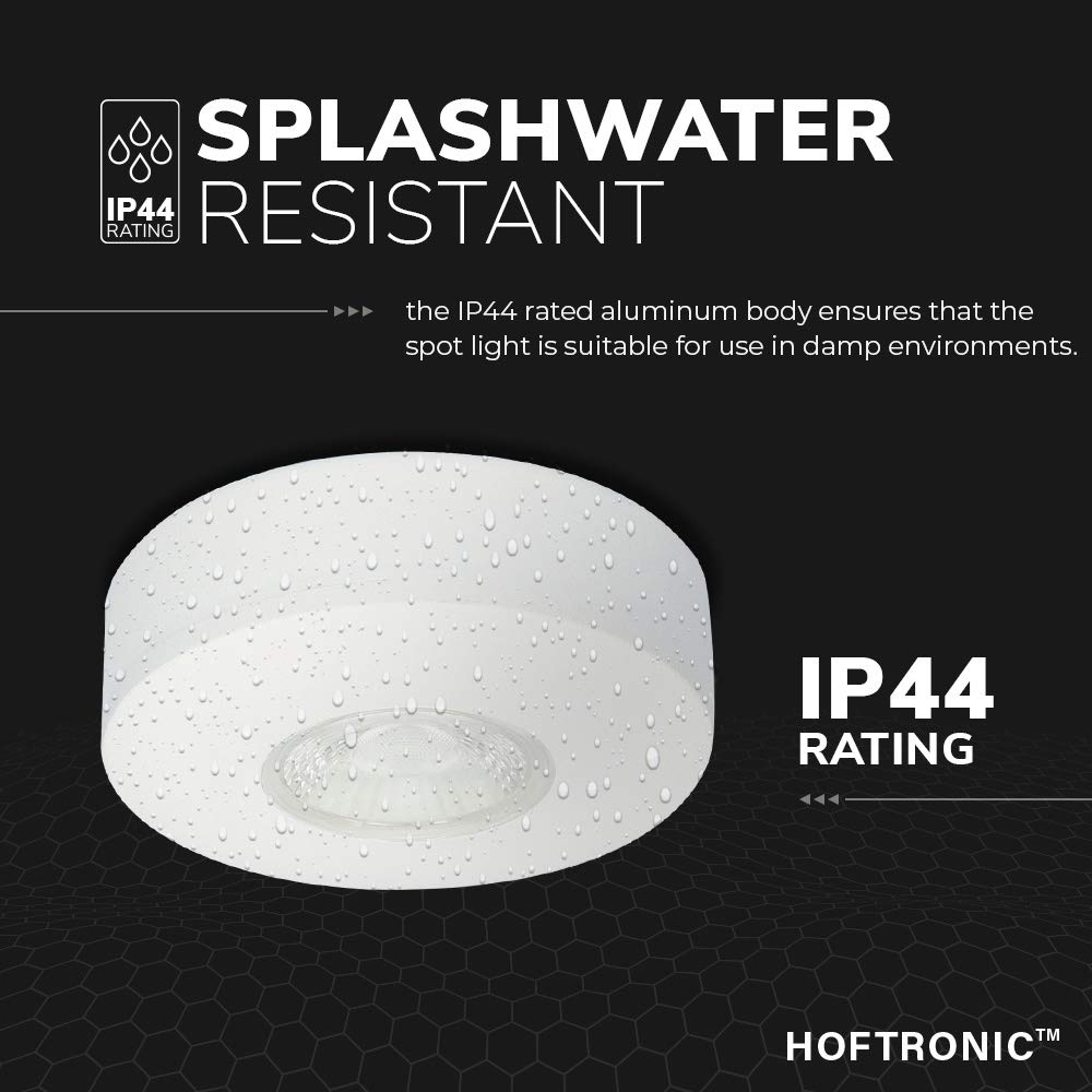 Hoftronic Pavo Aufbaustrahler 2er Set weiß warmweiß