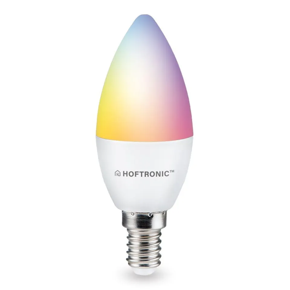 Hoftronic Smart E14 LED Kerze C37 RGBWW 5,5W Einzelpack