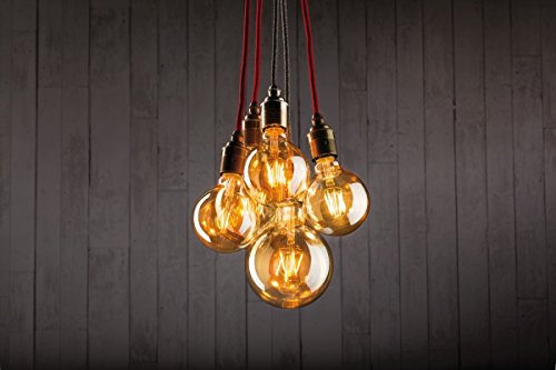 Paulmann 283.86 LED Globe E27 Leuchtmittel Gold warmweiß