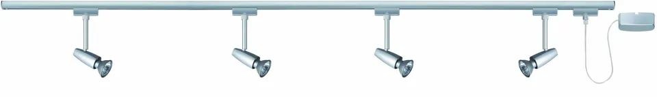 Paulmann 96837 URail Barelli Schienen-Set 4x50W GU10 Chrom