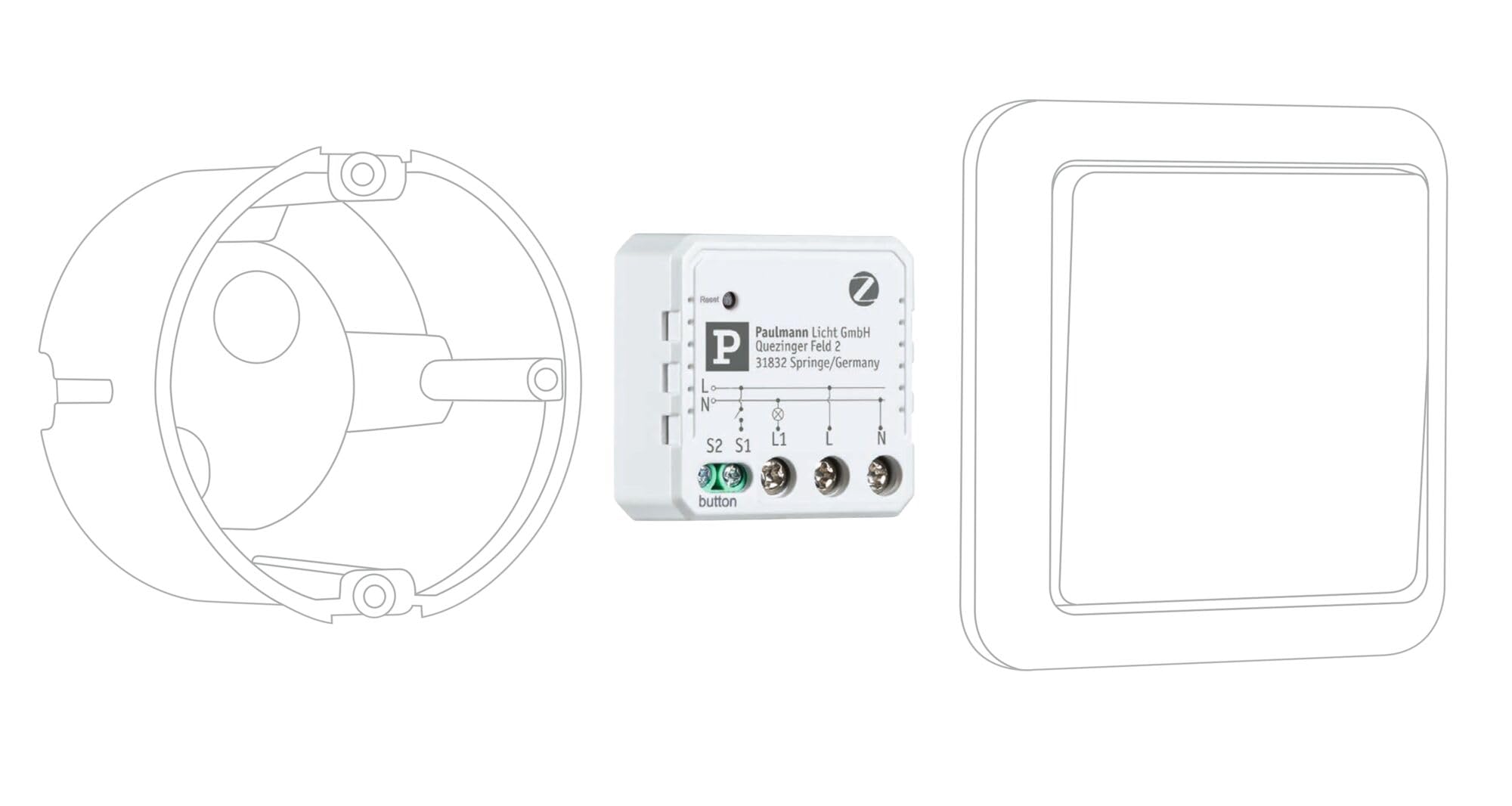 Paulmann 50139 SmartHome Zigbee Unterputzaktor On/Off