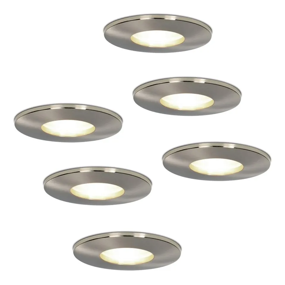 Hoftronic Vegas Einbaustrahler 6er Set 4000K neutralweiß IP44