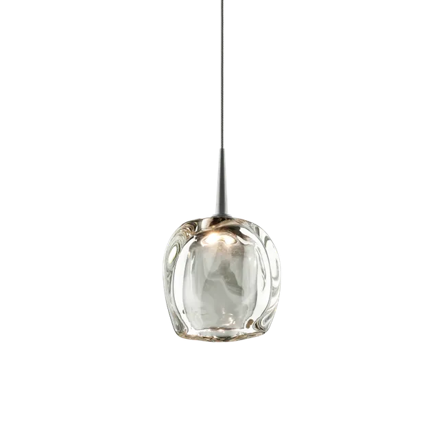 Bruck Aurora Pendelleuchte Glas LED schwarz