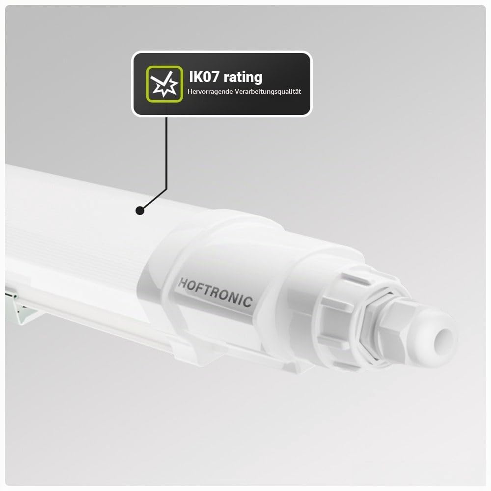 Hoftronic Q-Series Feuchtraumleuchte 120cm 36W 6500K 2er
