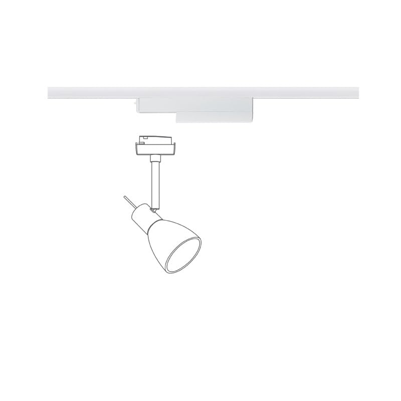 Paulmann URail 955.23 Schienenadapter Weiß Zigbee