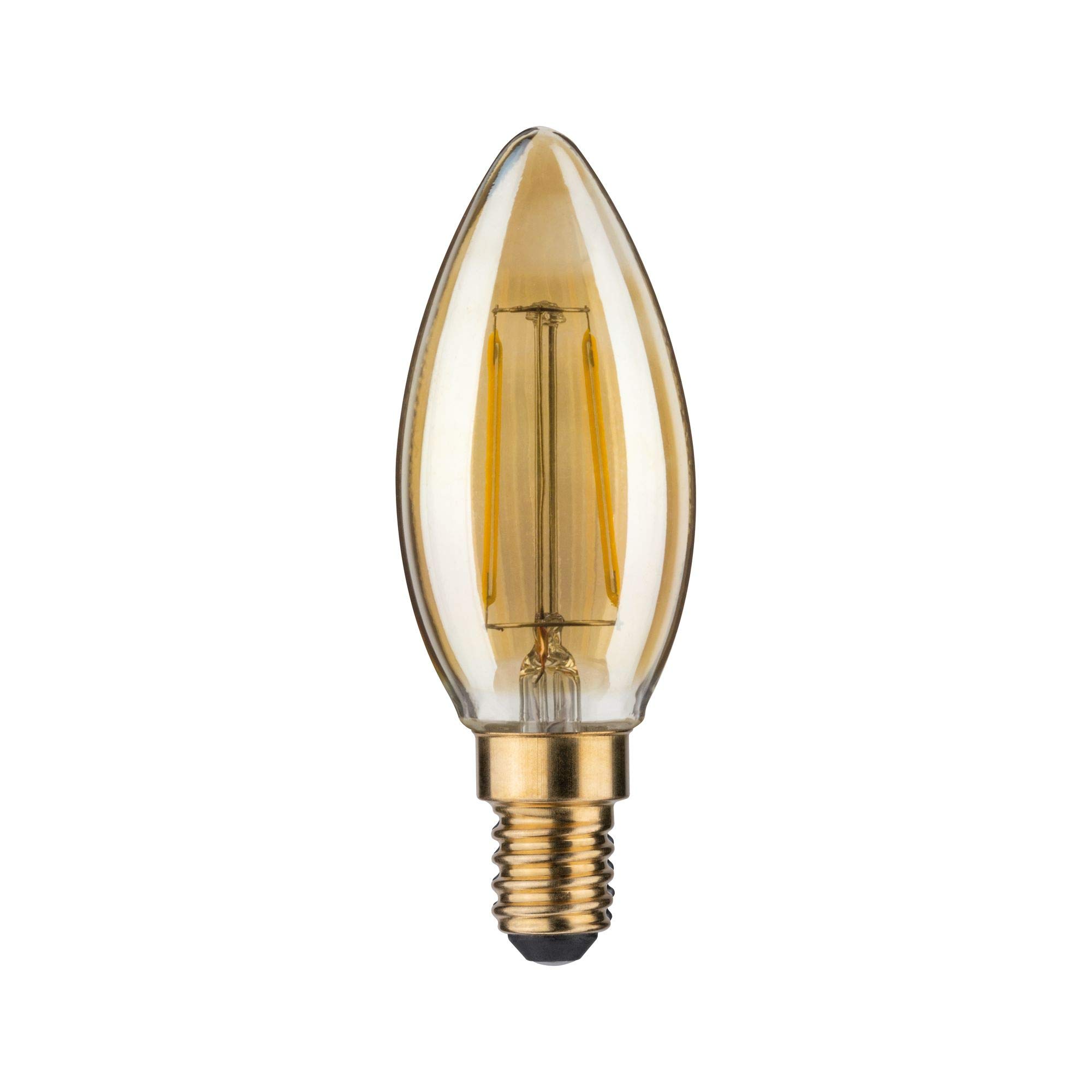 Paulmann 28364 LED Kerze E14 Leuchtmittel Gold 2500K