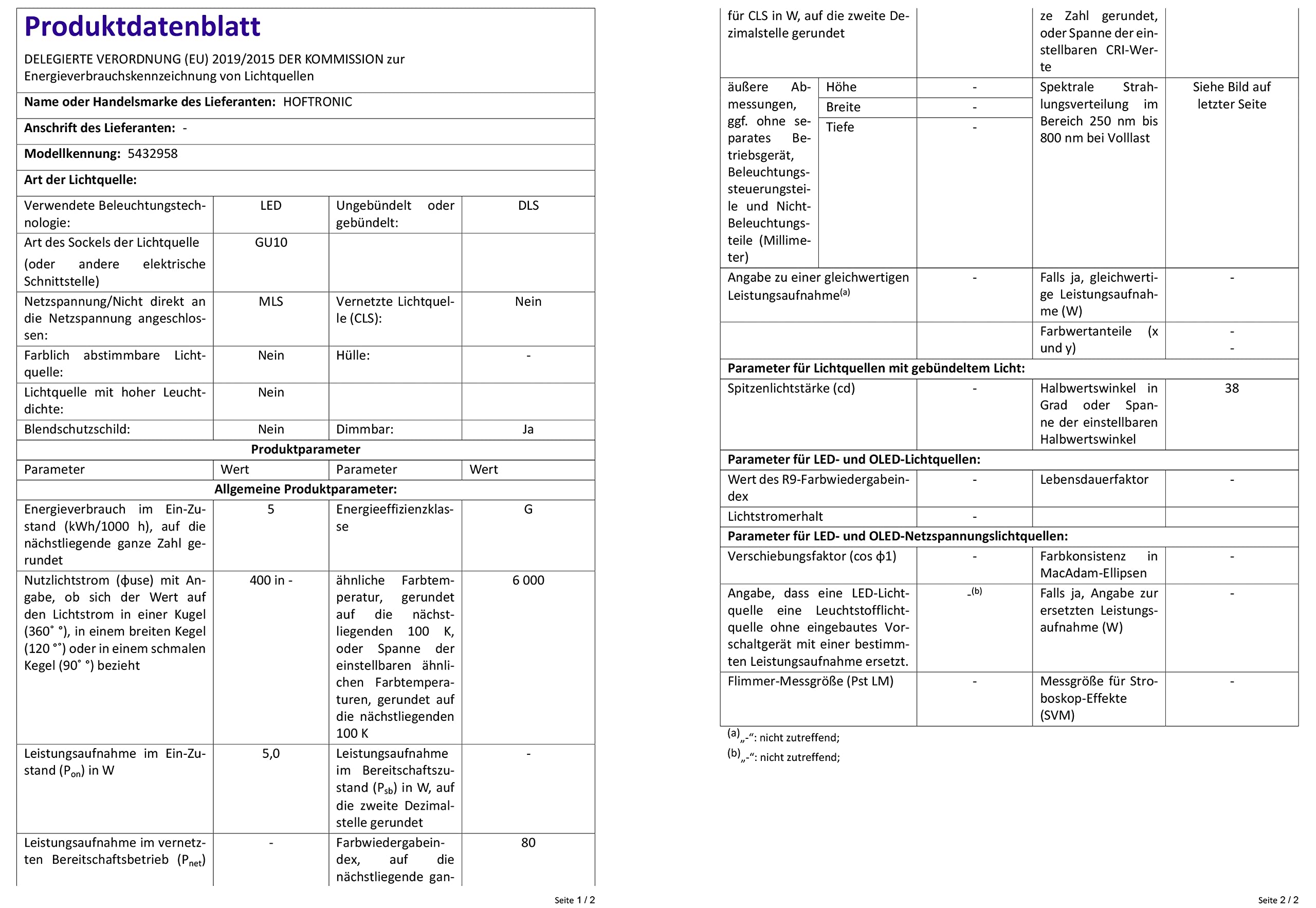 Hoftronic Mason Außenwandleuchte Edelstahl 6000K Sensor
