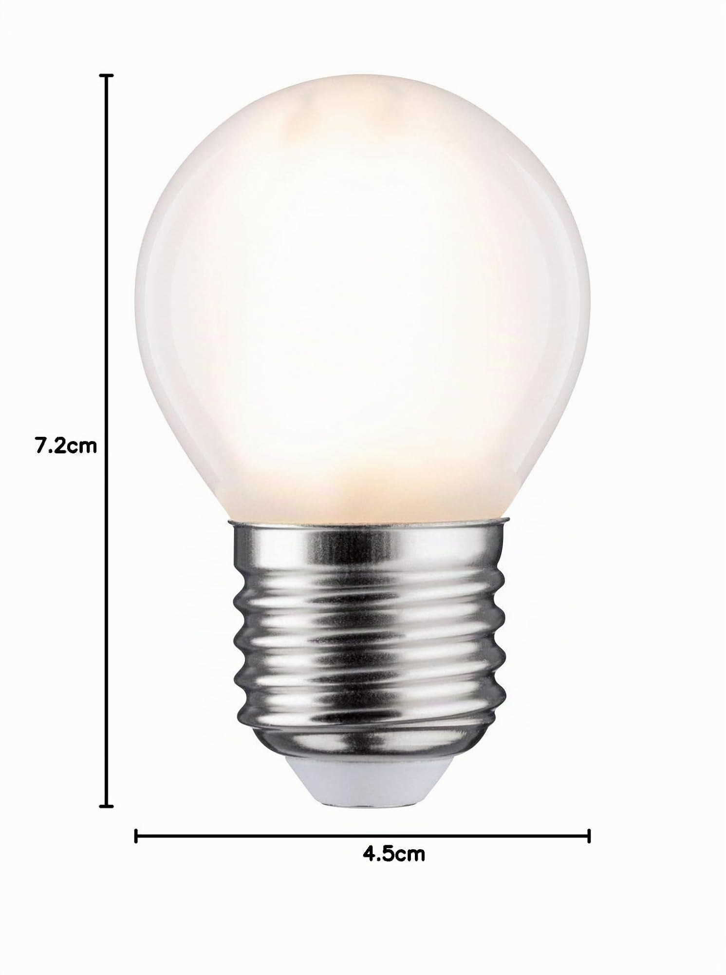 Paulmann 28635 Filament LED-Lampe E27 matt 2700K warmweiß