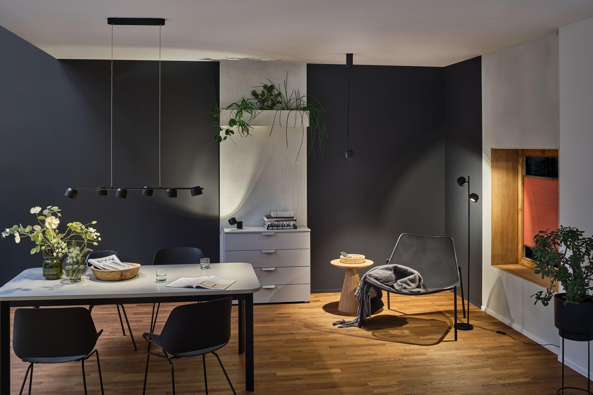 Paulmann 79781 Puric Pane Tischleuchte Zigbee Schwarz