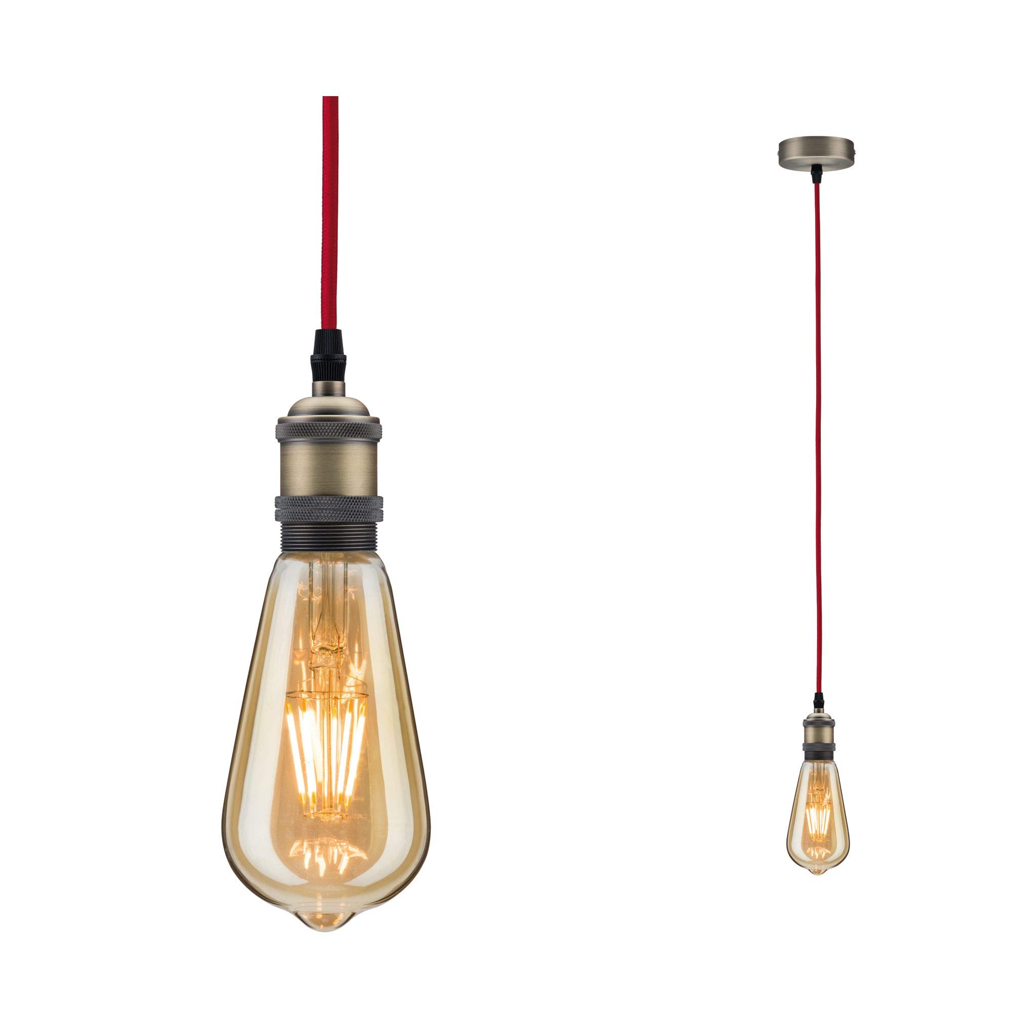 Paulmann Neordic Eldar 50386 Pendelleuchte Rot E27